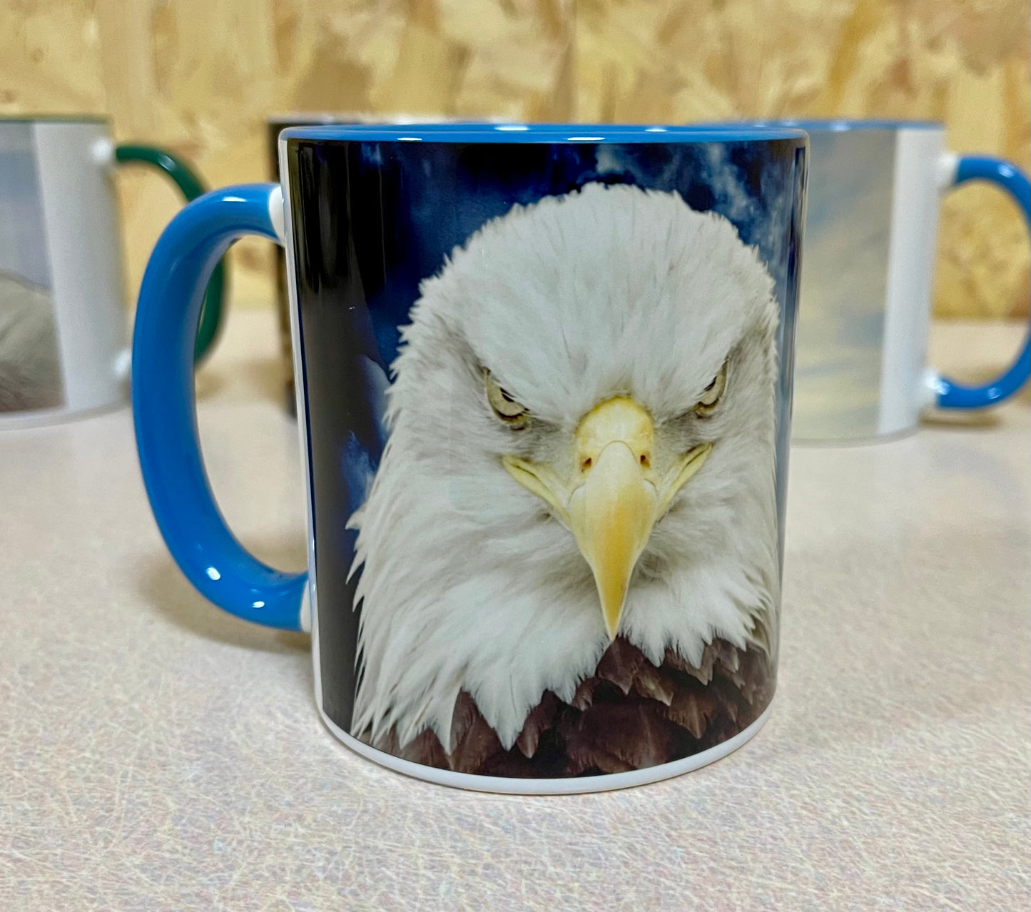 Ceramic Mug with wrap around design 3 bird of prey