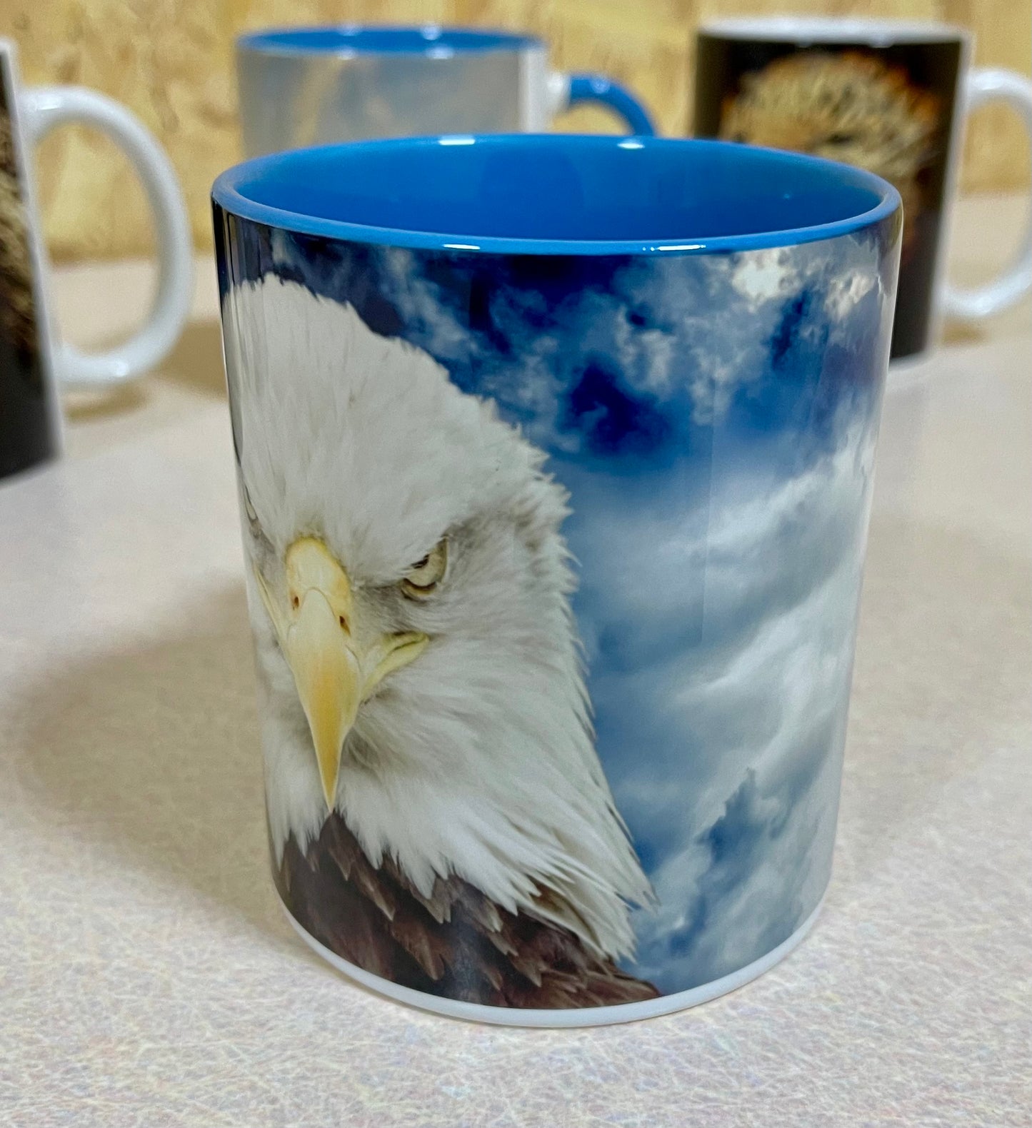 Ceramic Mug with wrap around design 3 bird of prey