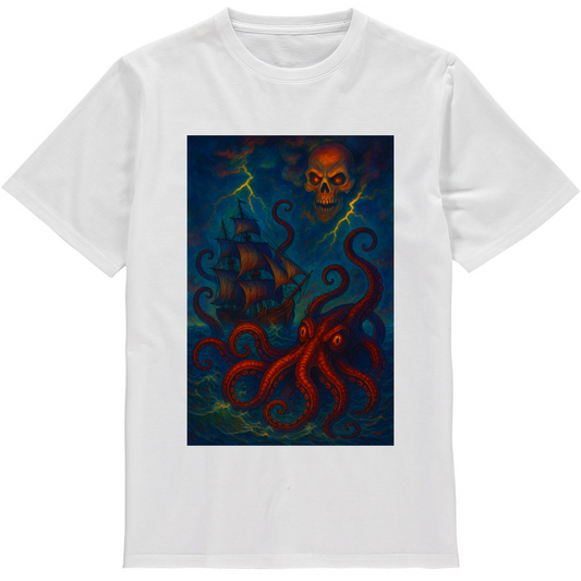 Kraken design, Short sleeve t shirt